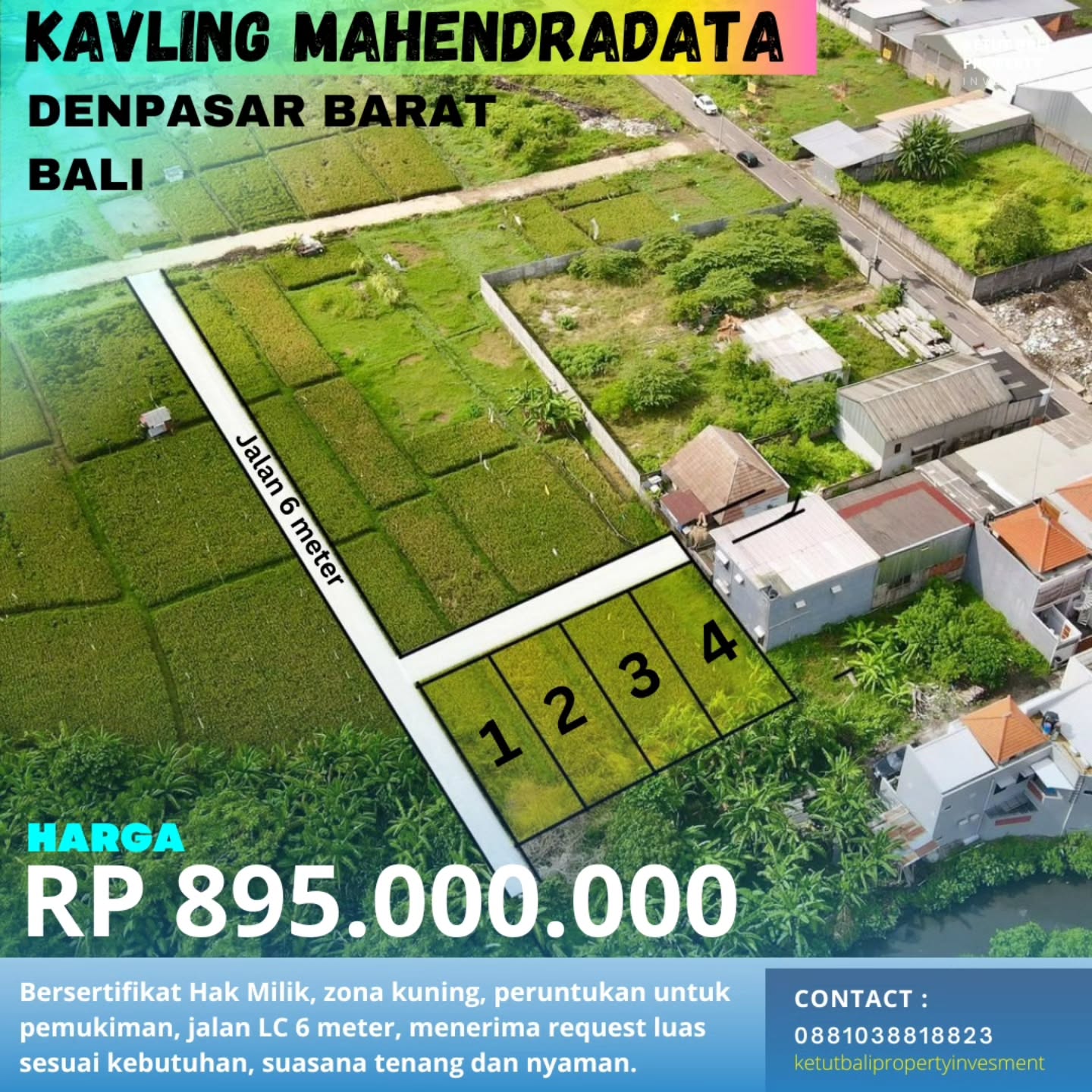 KAVLING ZONA KUNING MAHENDRADATA